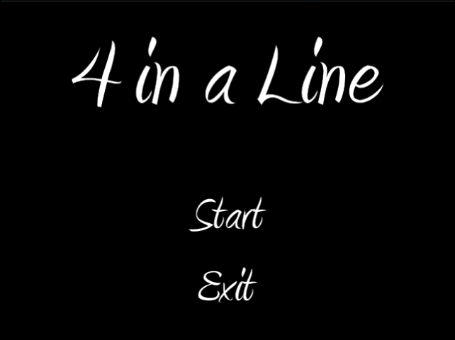 4 in a Line
